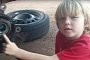 5-Year-Old Kindergarten Mechanic Teaching Us How to Replace a Wheel Bearing Is Cute