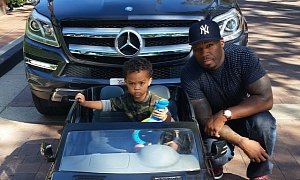 50 Cent Buys His 2-Year-Old Son a Mini-Mercedes ML