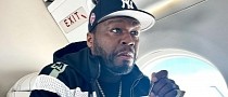 50 Cent Is “Eating Good” as He Shows Life on a Luxury Jet