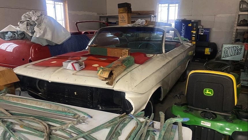 1961 Chevy Impala waiting for restoration