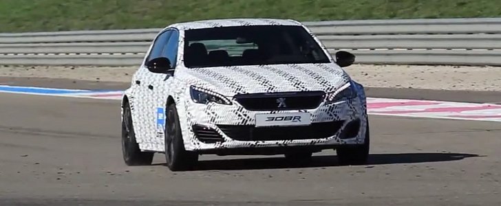500 HP Peugeot 308 R Does Acceleration Tests at Paul Ricard Circuit
