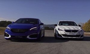 500 HP Peugeot 308 R HYbrid Concept and Test Prototype Get Video Review