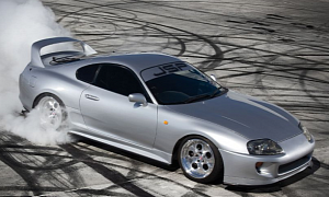 500 HP Toyota Supra Likes to Spin its HRE Rims