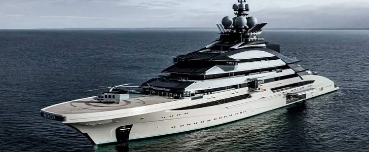 Nord is a fully-custom $500 million megayacht delivered by Lurssen to the owner in 2021