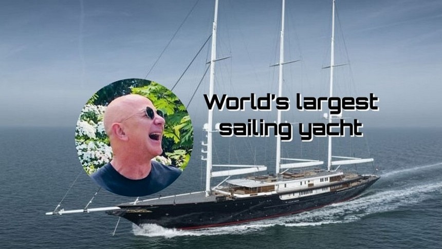 Koru sailing megayacht delivered to owner, believed to be billionaire Jeff Bezos