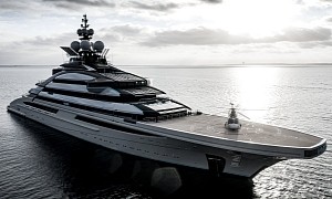 $500 Million Megayacht Nord Reemerges at Anchor After Successfully Escaping Sanctions