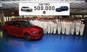 500,000th Fiat Tipo Rolls Off the Production Line