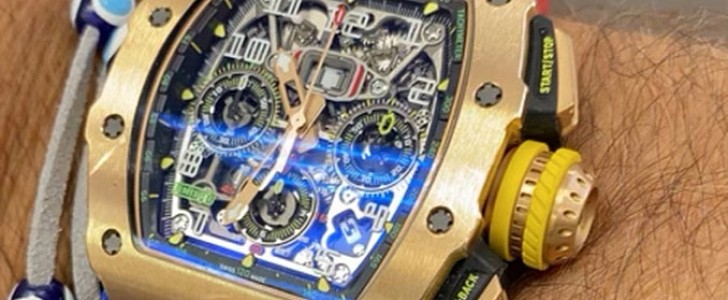The Richard Mille RM 11-03 Flyback Chronograph is very popular with celebrities, public figures and thieves
