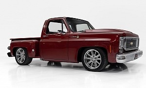 $50K 1976 Chevrolet C10 Is an Old School Bad Boy Packed With Upgrades