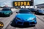 550-HP Toyota Supra A90 Humiliates C8 Corvette in Roll Race, Shelby GT500 Humbles It