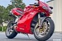 5K-Mile 2001 Ducati 996 Bears Carbon Fiber Garments and a Ton of Aftermarket Accessories
