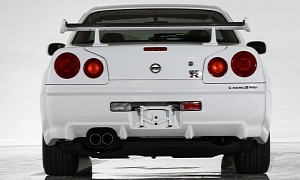 6-Mile Nissan Skyline R34 V-Spec II Nur Auctioned Off, Is a Real Time Capsule