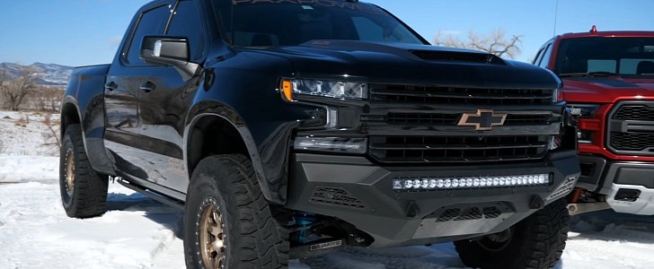 650 HP Chevy Silverado "Jackal" Is Way Cooler Than a Stock 2020 Ford F-150 Raptor