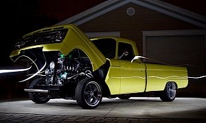 650 HP Jamaican Yellow 1965 Mercury M100 Is the Pickup Treat of the Day