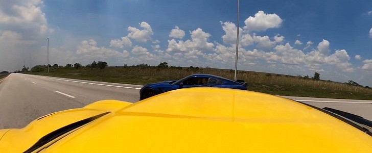 Tuned Corvette Z06 C7 takes on supercharged base C7
