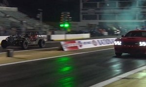 661 HP Twin-Turbo LSx Jeep Willys "Deathtrap" Drag Races Challenger Hellcat