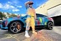 6ix9ine Introduces Paint-Splattered Lamborghini Urus, Wears Matching Outfit