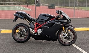 6K-Mile 2008 Ducati 1098S Is a Modern-Day Roman Chariot With Sinister Vibes