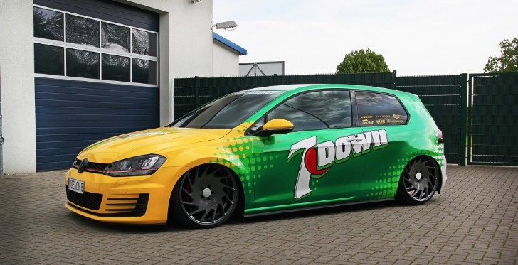 7 Down is a Golf GTI Lowrider with a Lemony Soda Taste