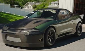 7-Second, 1,500-HP Eagle Talon Hitting 195 MPH on the Strip Is a 23-Year-Old Build Story