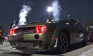 7-Second Challenger Hellcat Redeye Rips Hard at Import vs Domestic World Cup in Maryland
