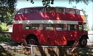 70-Year-Old British Double Decker Is Now a Lovely Tiny House on Wheels, Available To Rent