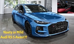 700-HP 2025 Audi RS 5 Avant Reveals Everything Inside-Out in Ritzy Colors and CGI