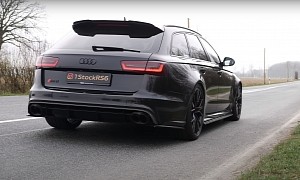 700-HP Audi RS6 Breaks the Speedometer as It Hits 198 MPH