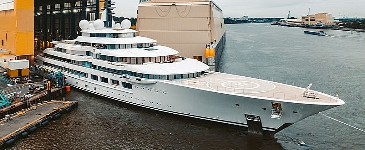 $700 million megayacht Scheherazade was delivered in 2020, is now re-registered as a houseboat