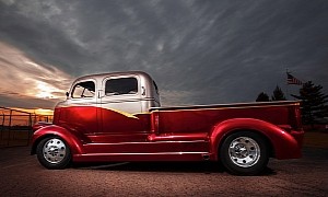$700K 1946 Chevrolet COE Was Once Two Dump Trucks, Now Ready to Haul Harleys