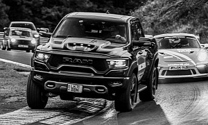 702-HP Ram TRX Is Unleashed on the Green Hell, Trouble Ahead