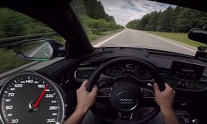 705 HP Audi RS6 by ABT Is "Quite Brisk" to 200 KM/H on Autobahn