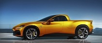 715-HP Ferrari Purosangue Coupe Utility Seems Like a Digitally Tempting Ute Dream