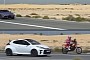 72-HP Rally Bike Drags Toyota GR Supra and GR Yaris, Results are Quite Surprising