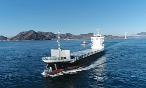 749 GT Container Ship Takes the World's First Autonomous Trip in the Busy Waters of Japan