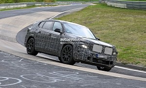 750-Horsepower BMW X8 Plug-In Prototype Has Trouble at Nurburgring Test Debut