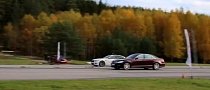 750 HP BMW M5 vs. 625 HP Mercedes-Benz S63 AMG Drag Race Gets Nerve-Wracking