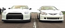 770 HP Honda Integra Type R Takes On 1,000 HP R35 Nissan GT-R With Surprising Success