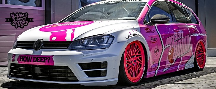 7Down 2.0 Is a Lowered Golf R Variant in Pink