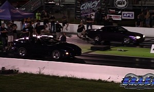 8-Second Turbo LS Nissan 240SX Drags Spirit, Supercharged 'Stang, Turbo Trans Am, Wins All