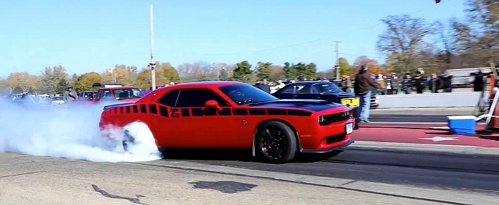 80-Year-Old racing tuned Dodge Challenger Hellcat on Race Your Ride