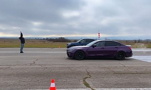 800-HP BMW M3 Drag Races 800-HP BMW X3 M, Family Reunion Ends in 10 Seconds