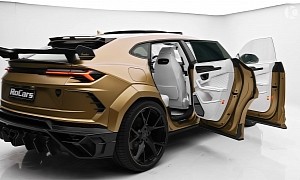 800 HP Bronze Lamborghini Urus With Mansory Carbon Kit Is Worth $500,000