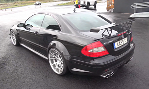 800+ hp CLK 63 AMG Black Series is Waiting for a Victim