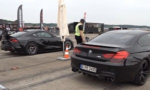 800-HP Toyota GR Supra Races 700-HP BMW M6, Loser Should Have Known Better