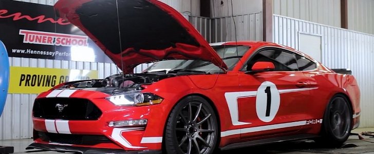 808 HP Supercharged 2019 Ford Mustang GT Heritage Edition dyno