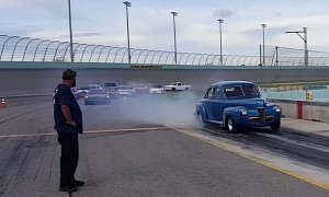 82-Year-Old Grandpa Drag Races the 1941 Ford He Built 50 Years Ago