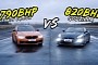820-HP Nissan GT-R vs. 790-HP BMW M5 Drag Race - Even Power, Uneven Result