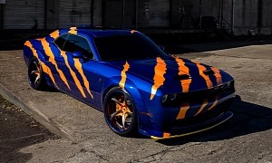 827-HP Dodge Redeye Feels All Torn Apart Between Pearl Blue and Orange Lifestyles