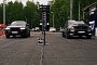 850 HP BMW X6 M vs. 900 HP Mercedes-Benz ML63 AMG, the Russian SUV Drag Race